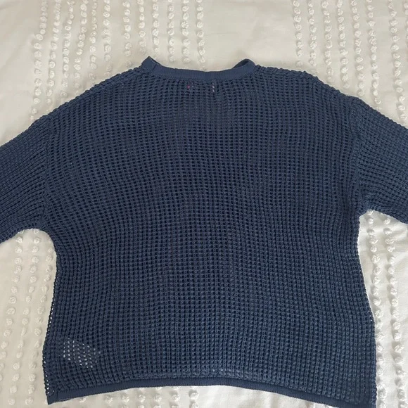 Edikted Navy Star Knit Sweater - Picture 3 of 5